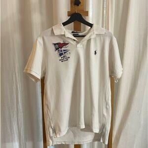 Ralph Lauren Polo, Custom Fit, White Size L